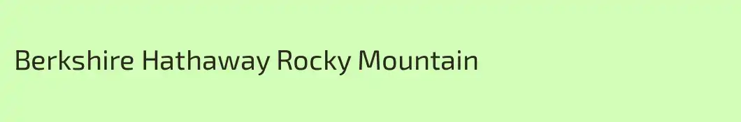Berkshire Hathaway Rocky Mountain